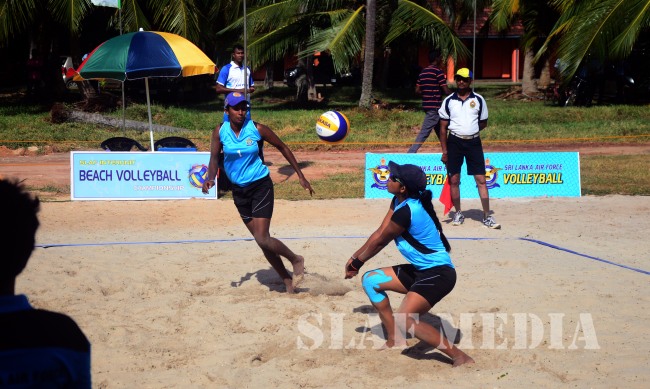 SLAF Men and Women win Defence Services Beach Volleyball Championship 2018