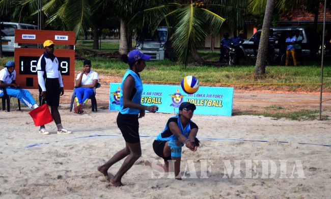 SLAF Men and Women win Defence Services Beach Volleyball Championship 2018