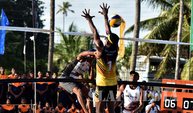 SLAF Men and Women win Defence Services Beach Volleyball Championship 2018