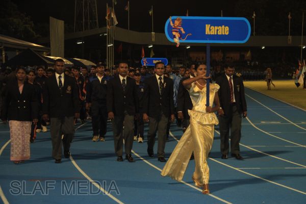 Defence Services Games Clossing Ceremony at Sugathadasa Stadium
