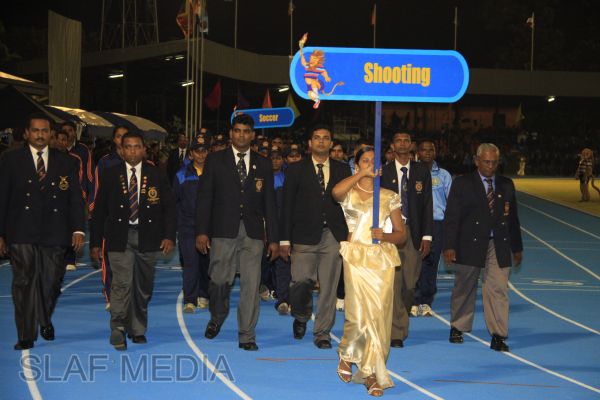 Defence Services Games Clossing Ceremony at Sugathadasa Stadium