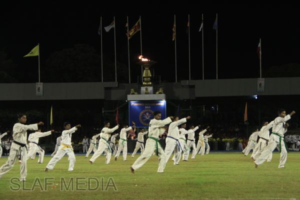 Defence Services Games Clossing Ceremony at Sugathadasa Stadium