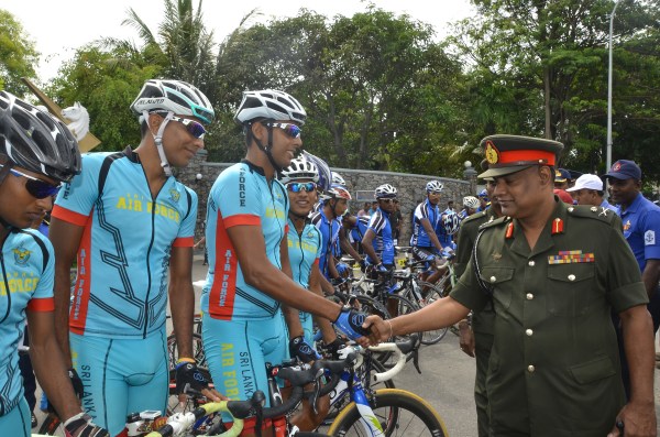 Air Force Cycling Team Won the Defence Services Cycling Championship