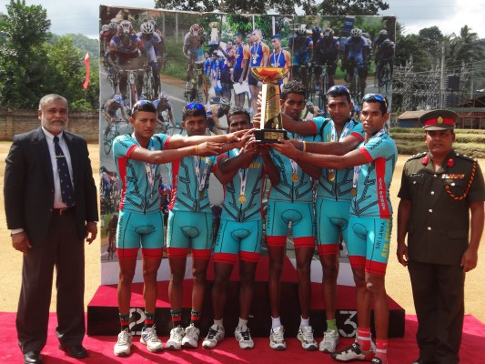 Air Force Cycling Team Won the Defence Services Cycling Championship