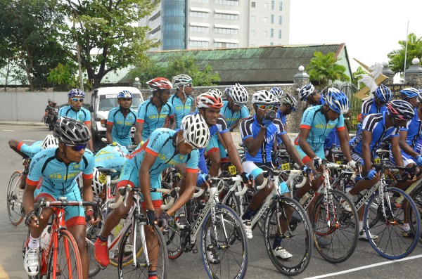 Air Force Cycling Team Won the Defence Services Cycling Championship