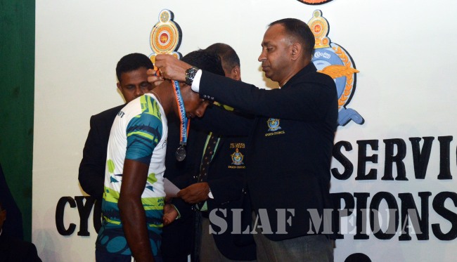 Air Force Wins the10th Defence Services Cycling Championship 2018