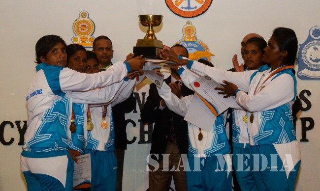 Air Force Wins the10th Defence Services Cycling Championship 2018