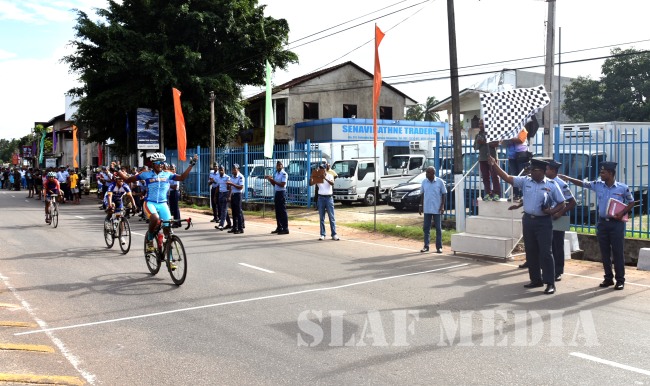 Air Force Wins the10th Defence Services Cycling Championship 2018