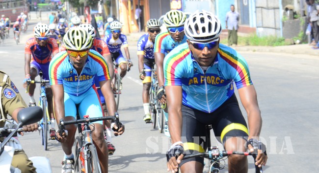 Air Force Wins the10th Defence Services Cycling Championship 2018