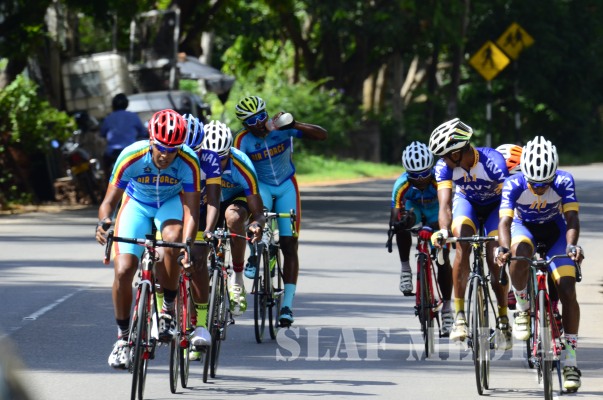 Air Force Wins the10th Defence Services Cycling Championship 2018