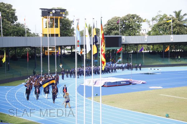 Defence
Services Games Ceremonially Opened at Sugathadasa Stadium
