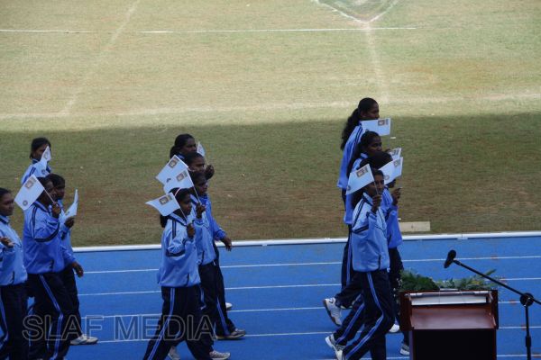Defence
Services Games Ceremonially Opened at Sugathadasa Stadium