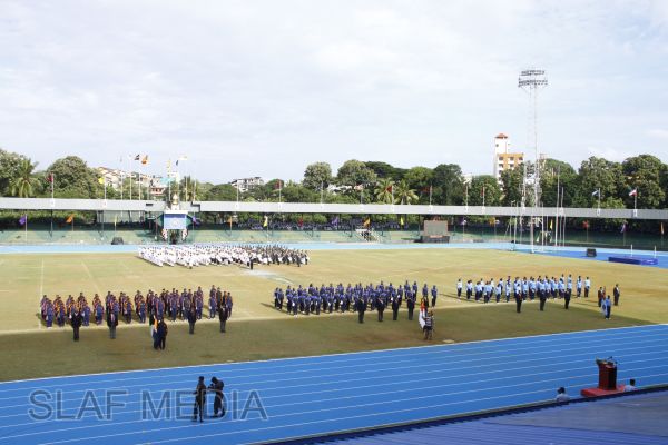 Defence
Services Games Ceremonially Opened at Sugathadasa Stadium