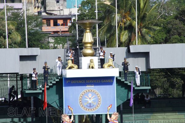 Defence
Services Games Ceremonially Opened at Sugathadasa Stadium