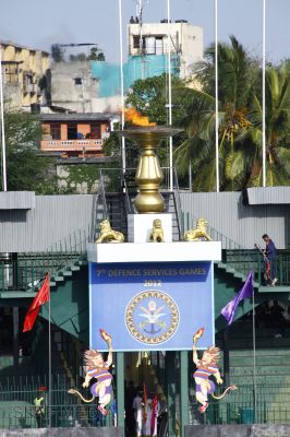 Defence
Services Games Ceremonially Opened at Sugathadasa Stadium