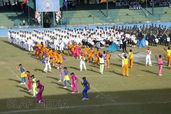 Defence
Services Games Ceremonially Opened at Sugathadasa Stadium
