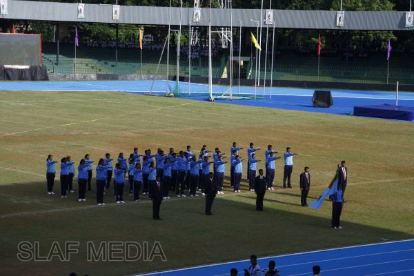 Defence
Services Games Ceremonially Opened at Sugathadasa Stadium