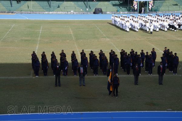 Defence
Services Games Ceremonially Opened at Sugathadasa Stadium