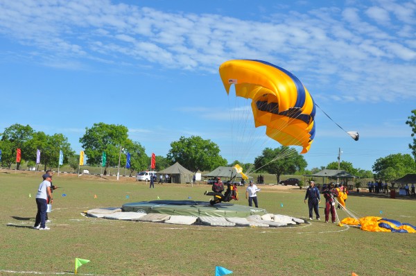 3rd Defence
Services Parachuting Championship 2014 - SLAF Drop Zone Ampara