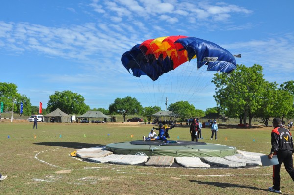 3rd Defence
Services Parachuting Championship 2014 - SLAF Drop Zone Ampara