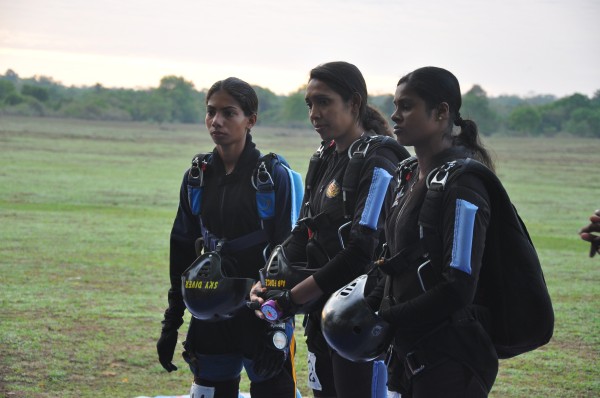 3rd Defence
Services Parachuting Championship 2014 - SLAF Drop Zone Ampara