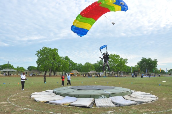 3rd Defence
Services Parachuting Championship 2014 - SLAF Drop Zone Ampara