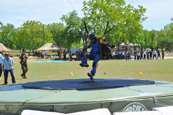 3rd Defence
Services Parachuting Championship 2014 - SLAF Drop Zone Ampara