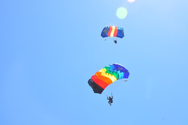 3rd Defence
Services Parachuting Championship 2014 - SLAF Drop Zone Ampara