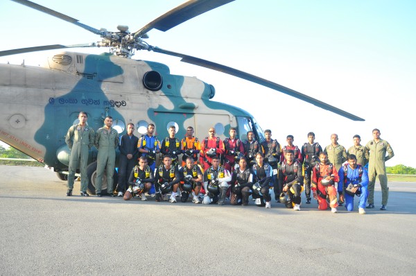 3rd Defence
Services Parachuting Championship 2014 - SLAF Drop Zone Ampara