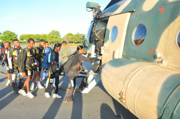 3rd Defence
Services Parachuting Championship 2014 - SLAF Drop Zone Ampara