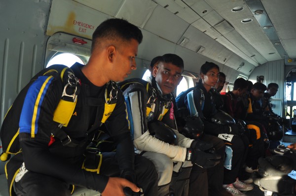 3rd Defence
Services Parachuting Championship 2014 - SLAF Drop Zone Ampara