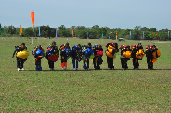 3rd Defence
Services Parachuting Championship 2014 - SLAF Drop Zone Ampara