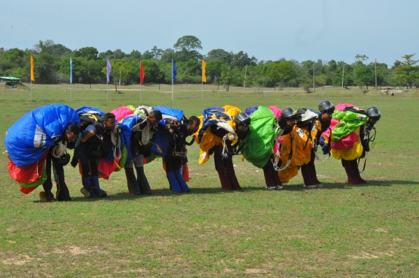 3rd Defence
Services Parachuting Championship 2014 - SLAF Drop Zone Ampara