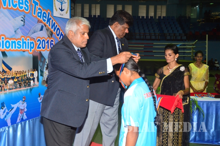 SLAF Bagged 8 Gold Medals at Defence Services Taekwondo Championship 2016