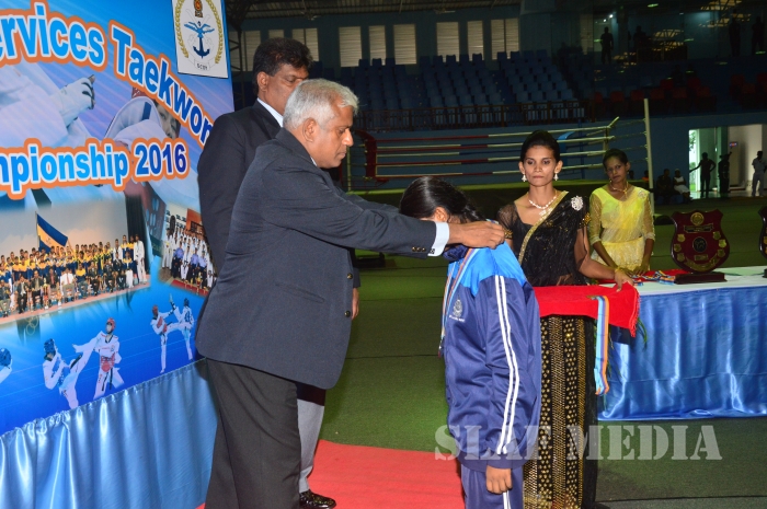 SLAF Bagged 8 Gold Medals at Defence Services Taekwondo Championship 2016