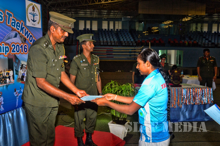SLAF Bagged 8 Gold Medals at Defence Services Taekwondo Championship 2016
