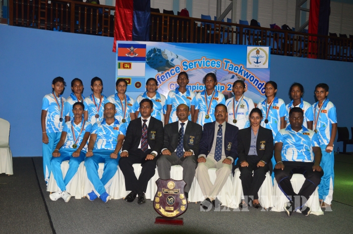 SLAF Bagged 8 Gold Medals at Defence Services Taekwondo Championship 2016
