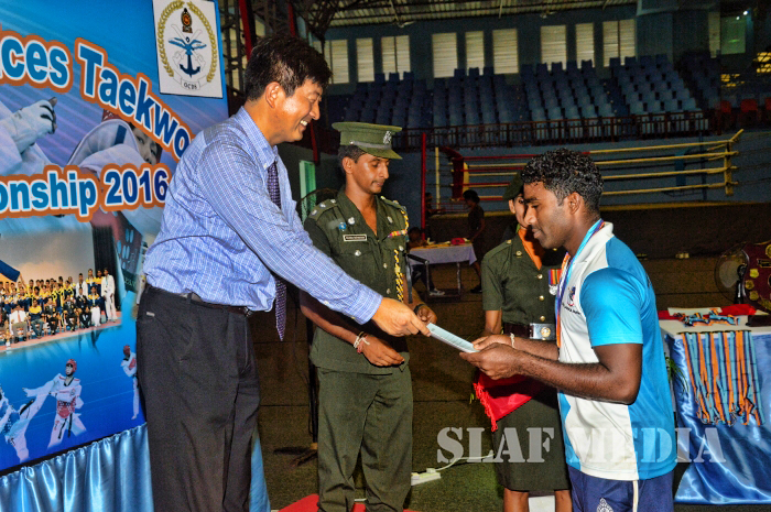 SLAF Bagged 8 Gold Medals at Defence Services Taekwondo Championship 2016
