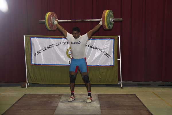Airmen Wijerathna Sets a New Record as SLAF win Defence Services Weight Lifting Championship Airmen Wijerathna Sets a New Record as SLAF win Defence Services Weight Lifting Championship