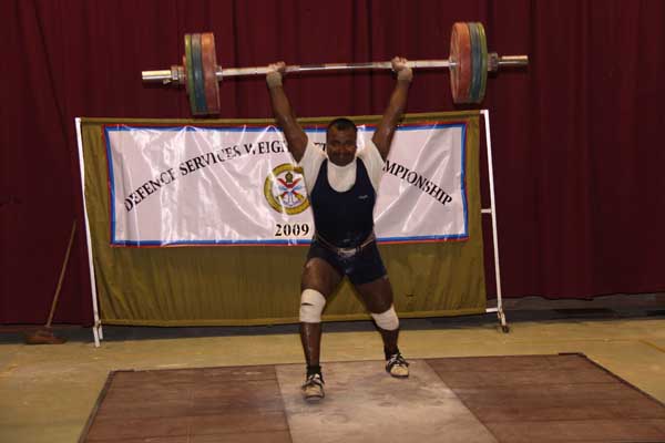 Airmen Wijerathna Sets a New Record as SLAF win Defence Services Weight Lifting Championship Airmen Wijerathna Sets a New Record as SLAF win Defence Services Weight Lifting Championship
