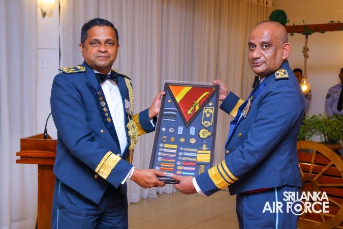 AIR VICE MARSHAL RAJINTH JAYAWARDENA BIDS ADIEU TO THE SRI LANKA AIR FORCE