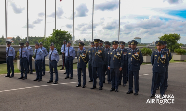AIR VICE
MARSHAL MUDITHA MAHAWATTEGE BIDS ADIEU TO THE SRI LANKA AIR FORCE