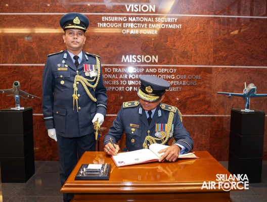AIR VICE
MARSHAL MUDITHA MAHAWATTEGE BIDS ADIEU TO THE SRI LANKA AIR FORCE