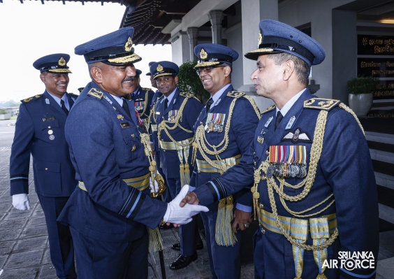 AIR
VICE MARSHAL SURESH FERNANDO BIDS ADIEU TO THE SRI LANKA AIR FORCE