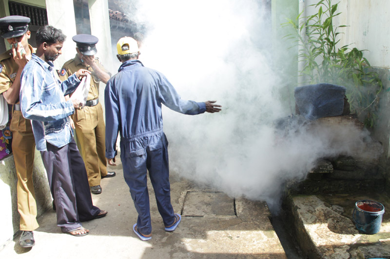 ඩෙංගු උවදුර මුළුමනින්ම තුරන් කිරීම සදහා ගුවන් හමුදාවේ දායකත්වය