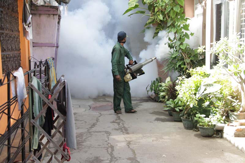 ඩෙංගු උවදුර මුළුමනින්ම තුරන් කිරීම සදහා ගුවන් හමුදාවේ දායකත්වය