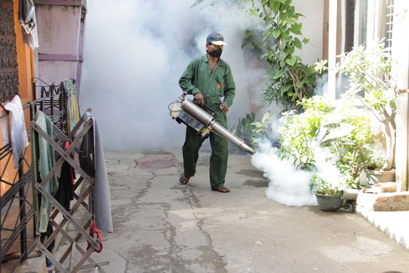 ඩෙංගු උවදුර මුළුමනින්ම තුරන් කිරීම සදහා ගුවන් හමුදාවේ දායකත්වය