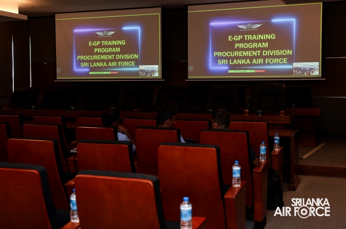 e-GP SYSTEM TRAINING PROGRAMME CONDUCTED AT AIR FORCE HEADQUARTERS