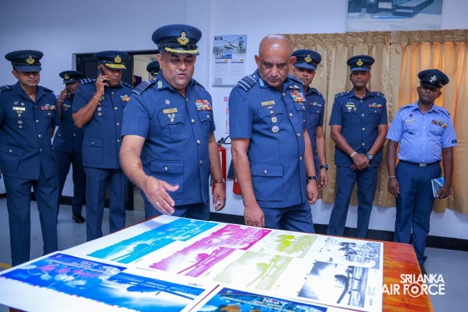 COMMANDER’S INSPECTION AT SLAF TRADE TRAINING SCHOOL EKALA