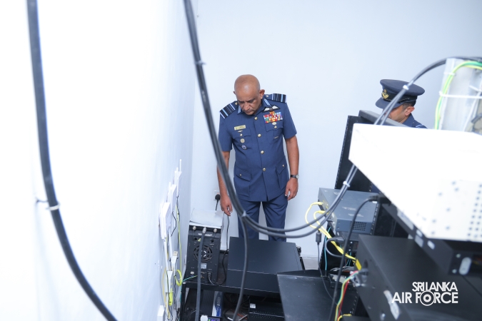 COMMANDER’S INSPECTION AT SLAF TRADE TRAINING SCHOOL EKALA